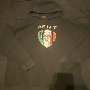 Ariat Dark Hoodie with Tricolor Logo